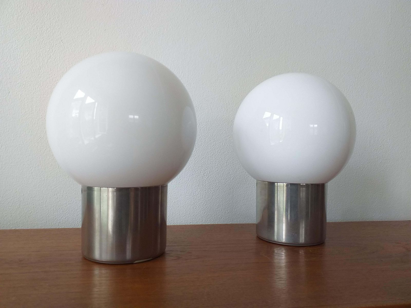 Pair Of Midcentury Table Lamps Kamenicky Senov, 1970s. photo furniture