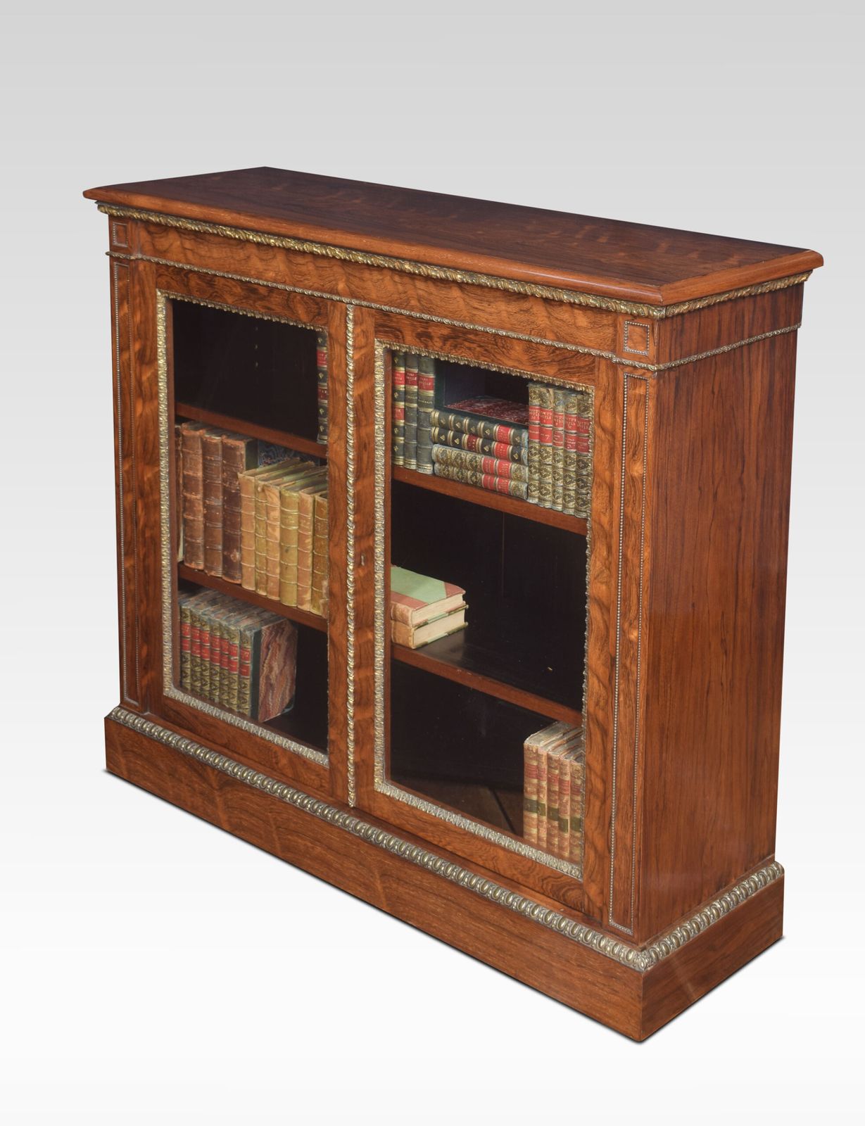 Rosewood Two Door Bookcase By Holland And Sons photo for sale