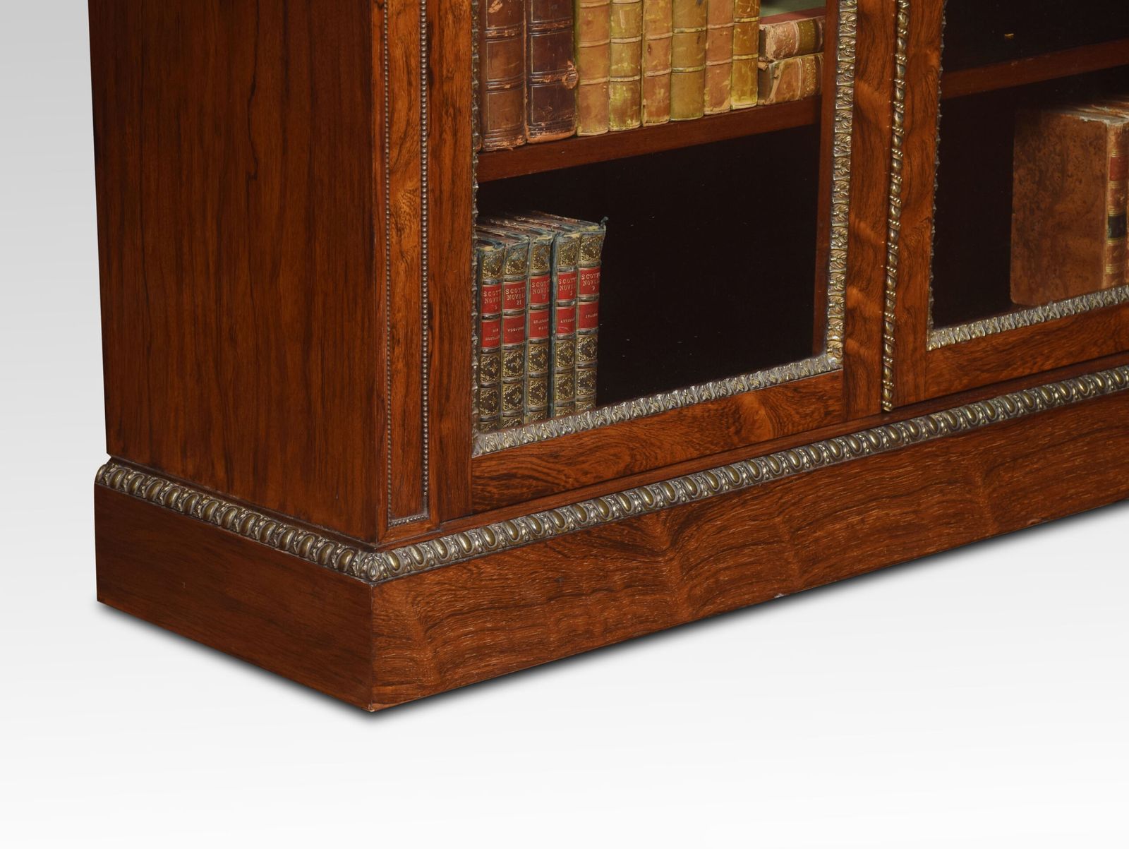Rosewood Two Door Bookcase By Holland And Sons photo vintage