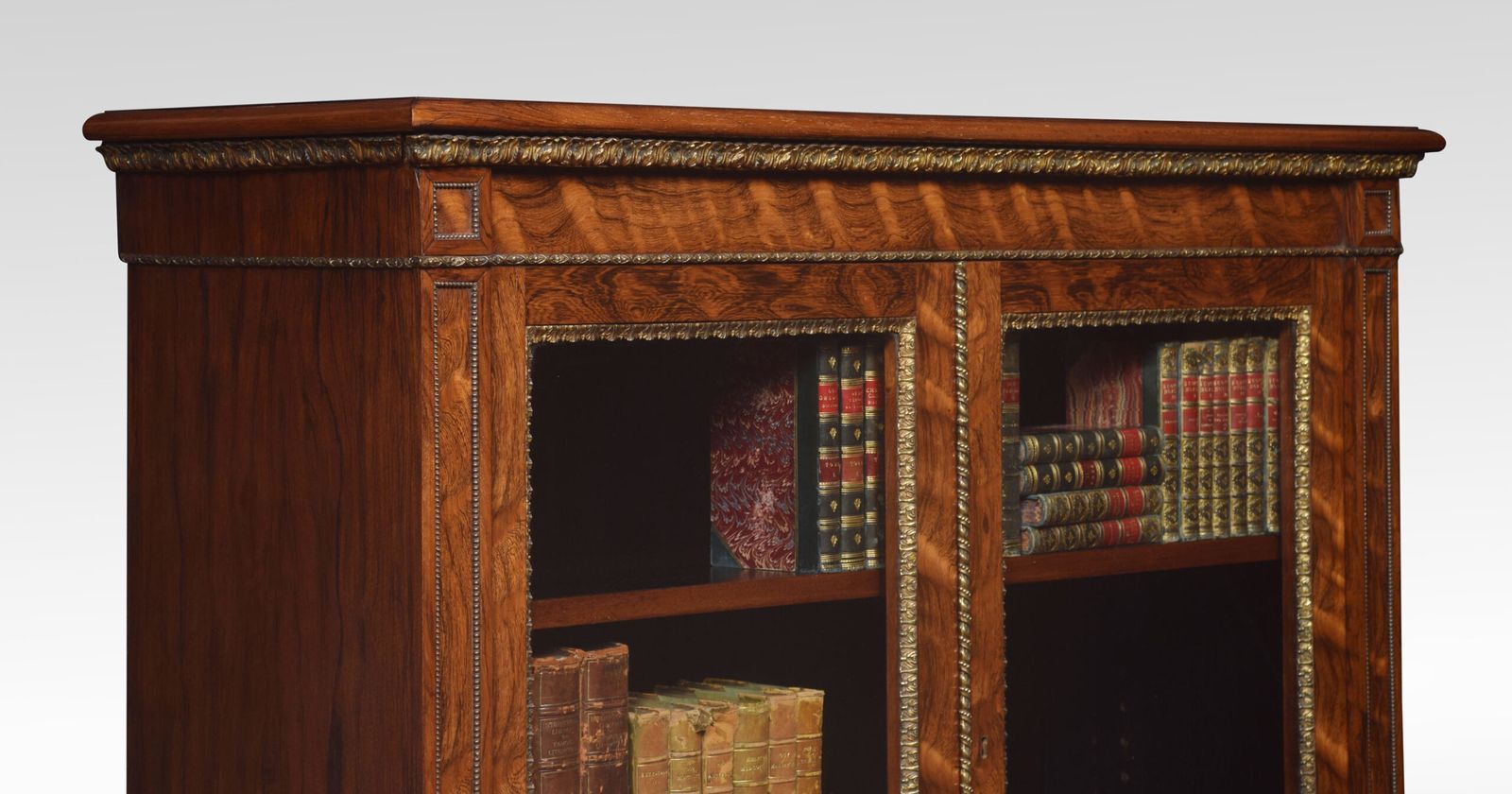 photo furniture Rosewood Two Door Bookcase By Holland And Sons