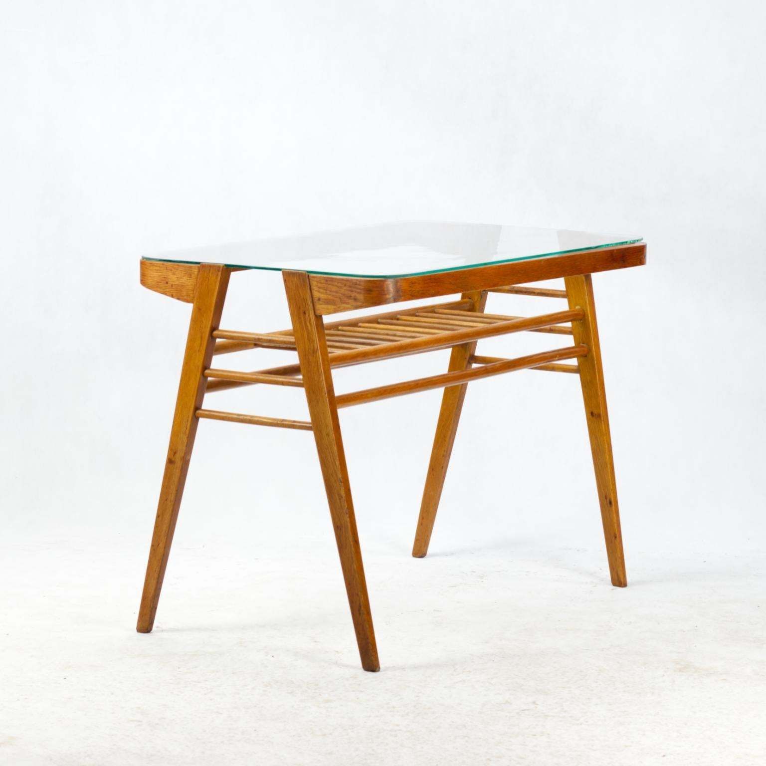 Wooden Coffee Table By František Jirák For Tatra Nabytok Pravenec, 1960s photo vinterior