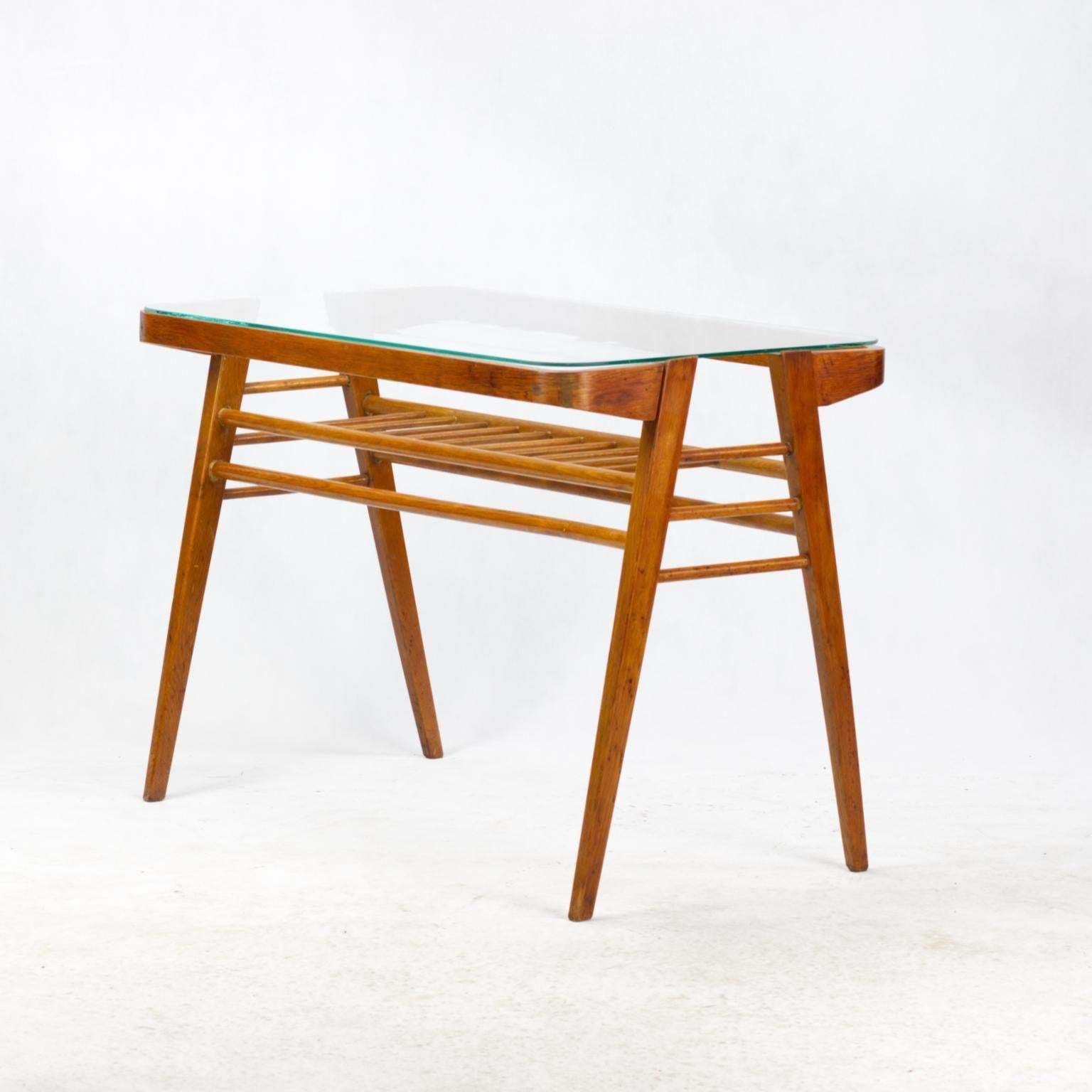 Wooden Coffee Table By František Jirák For Tatra Nabytok Pravenec, 1960s photo vintage