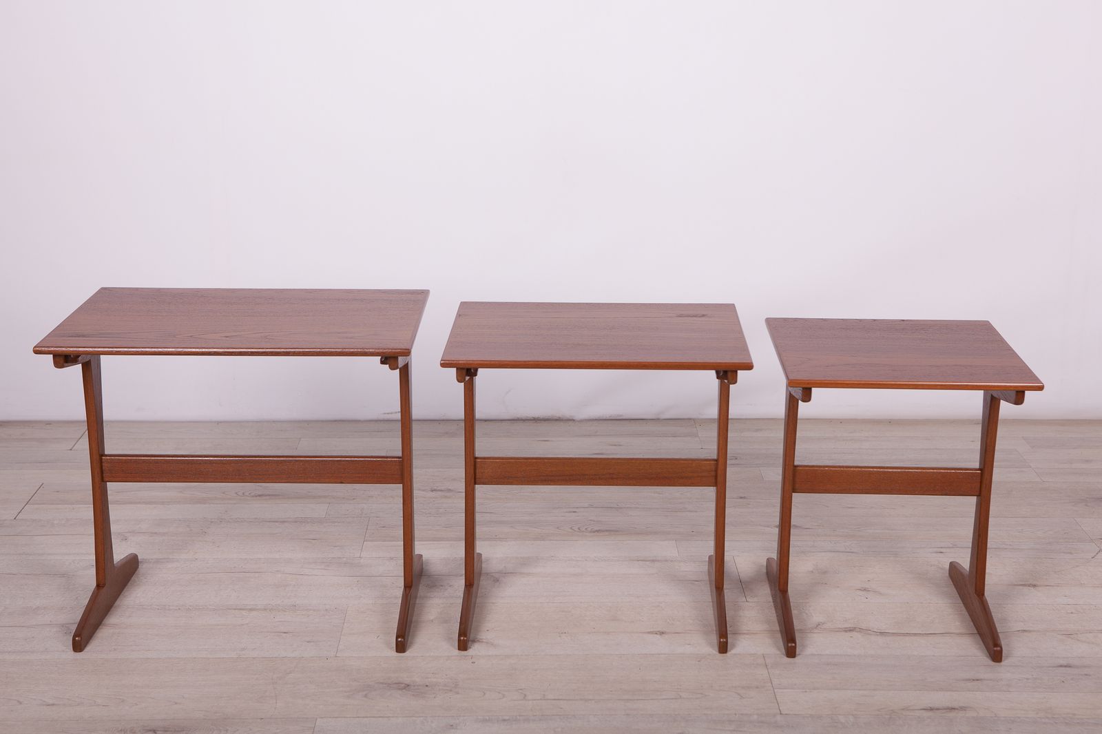 Furniture Danish Teak Nesting Tables, 1960s, Set Of 3 photo