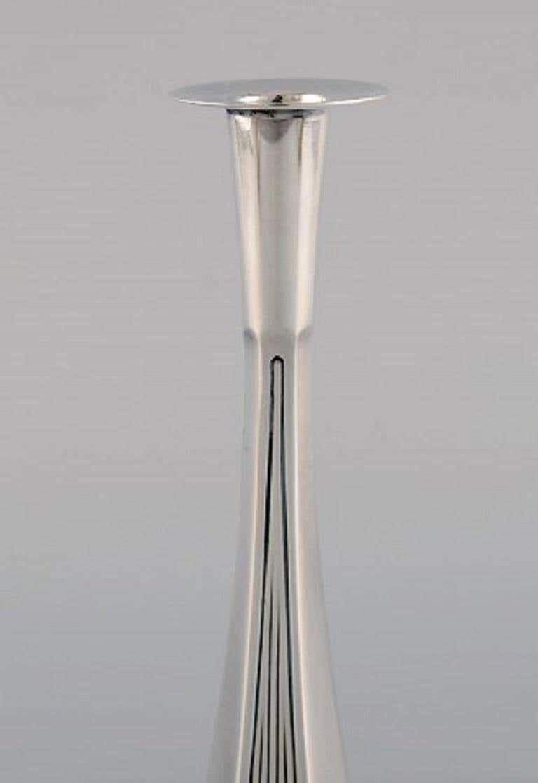 Wiwen Nilsson Lund, Sweden, A Pair Of Modernist Candlesticks photo Home Decor