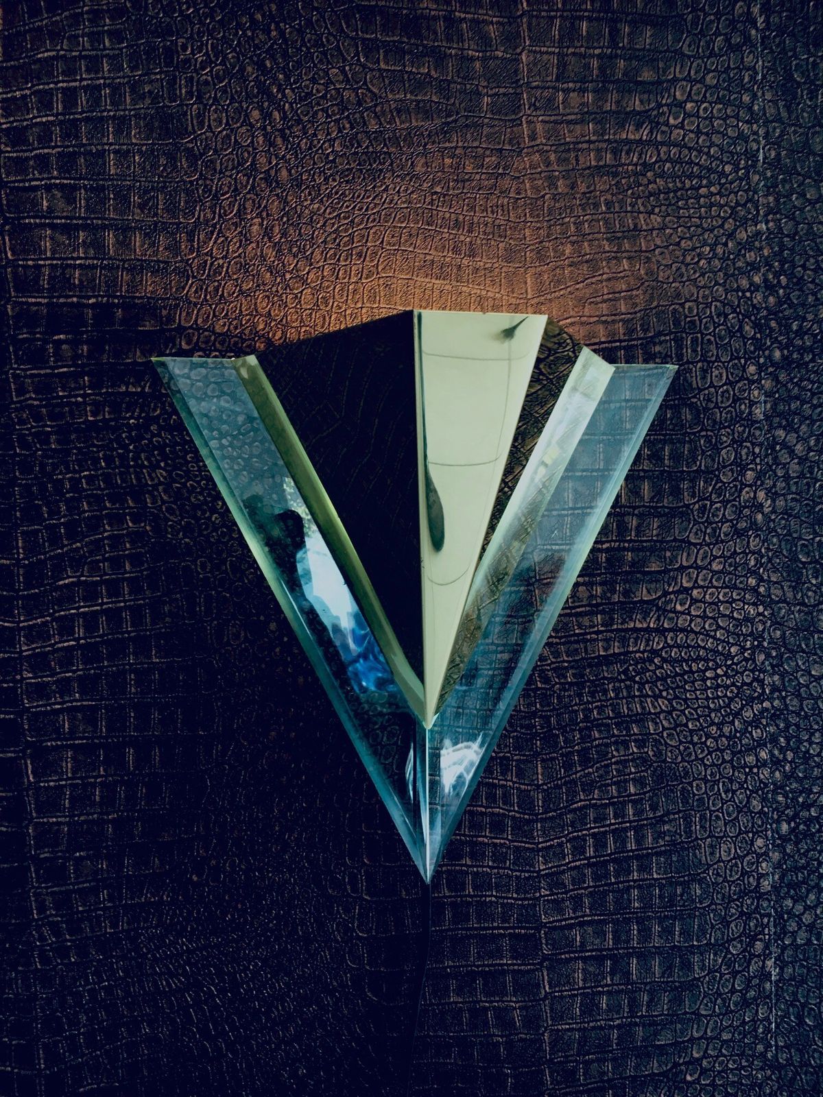 Postmodern Design Triangular Wall Lamp By Landia, Germany 1990s photo Lighting