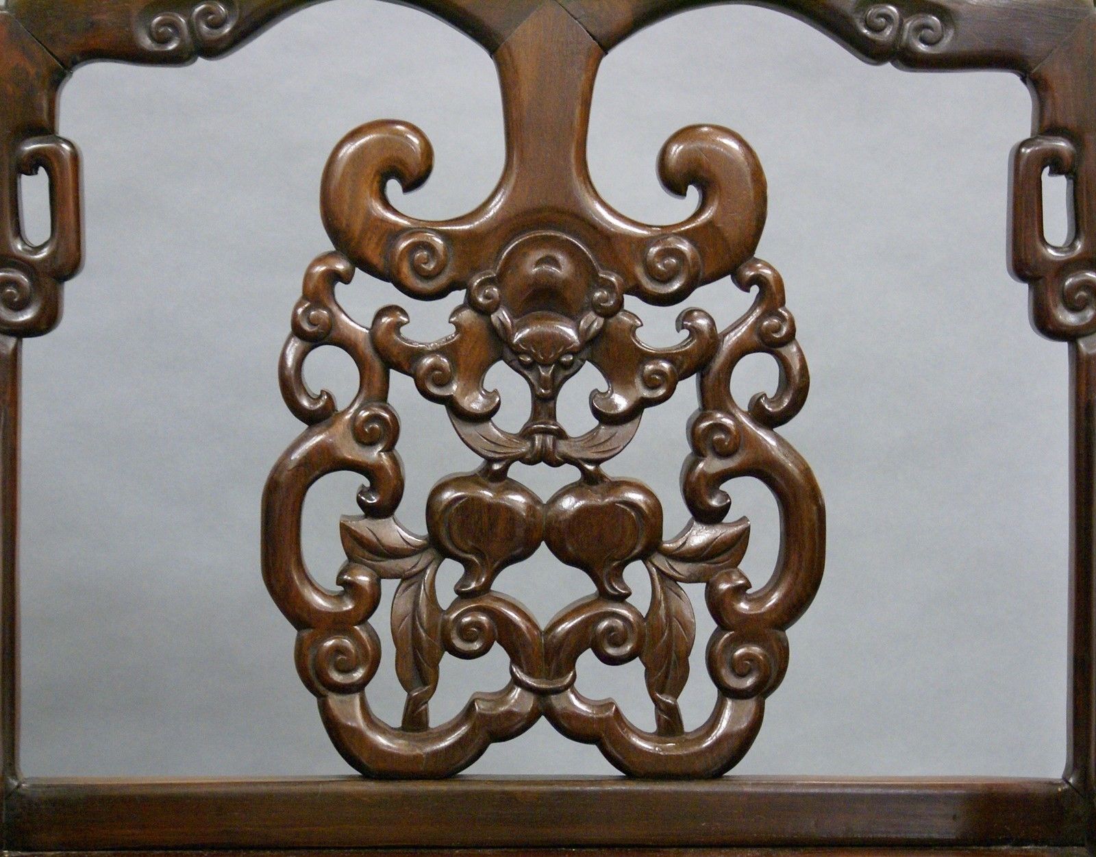A Pair Of Chinese Qing Dynasty, Hongmu Chairs photo furniture