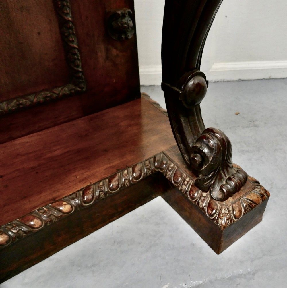 A Pair Of 19th Century Art Nouveau Gothic Carved Oak Console Pedestals photo vinterior
