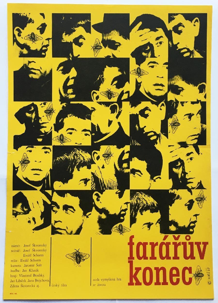 Movie Poster, The End Of A Priest, Miloslav Noll, 1968