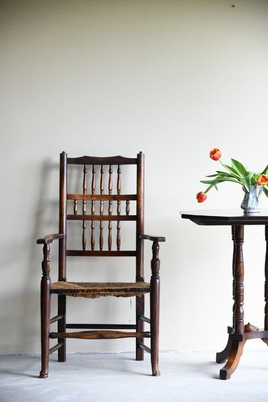 Elm Rustic Country Kitchen Chair.