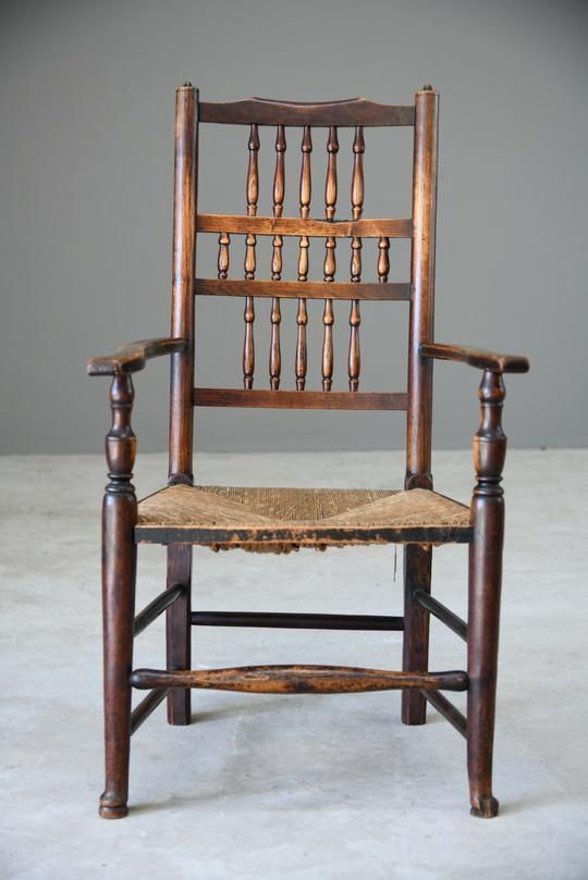 Elm Rustic Country Kitchen Chair. photo 445.0