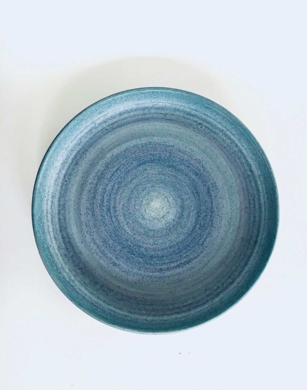 Studio Art Pottery Groot Bord/Schaal Van Mobach, Nederland Jaren 1990 photo Woonaccessoires