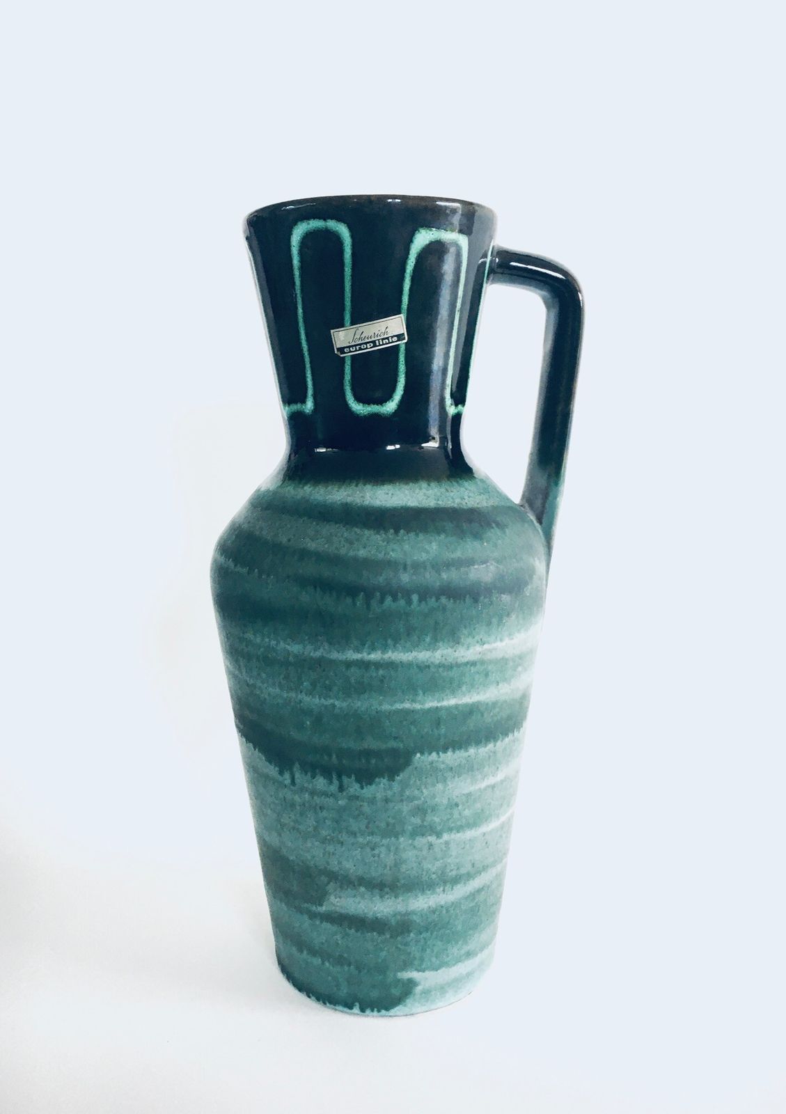 Midcentury Modern Studio Pottery Vase Set By Scheurich, West Germany 1960s photo buy