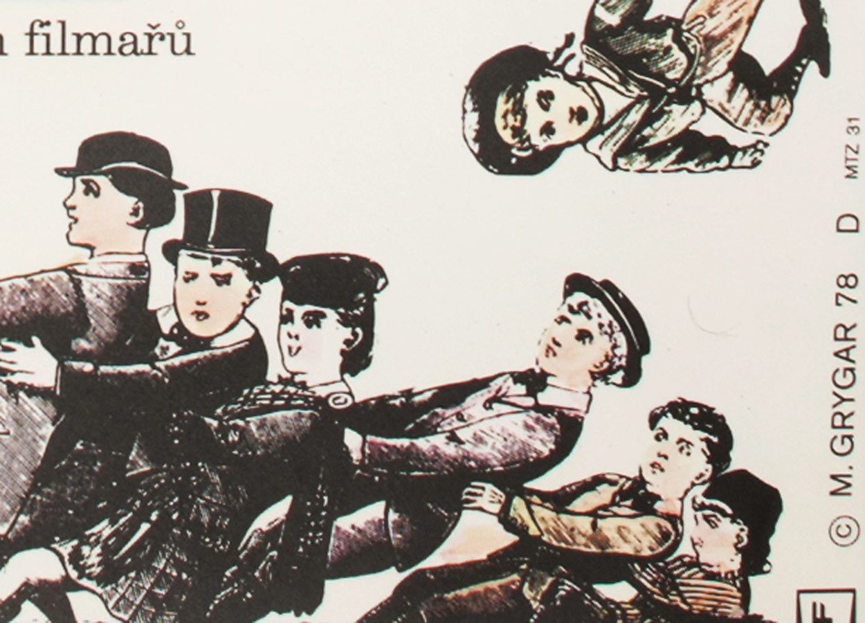Movie Poster, Silent Movie, Milan Grygar, 1978 photo Art