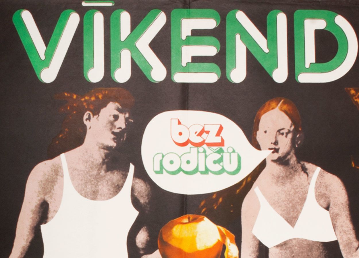 Movie Poster, A Weekend Without Parents, Karel Vaca, 1981 photo furniture