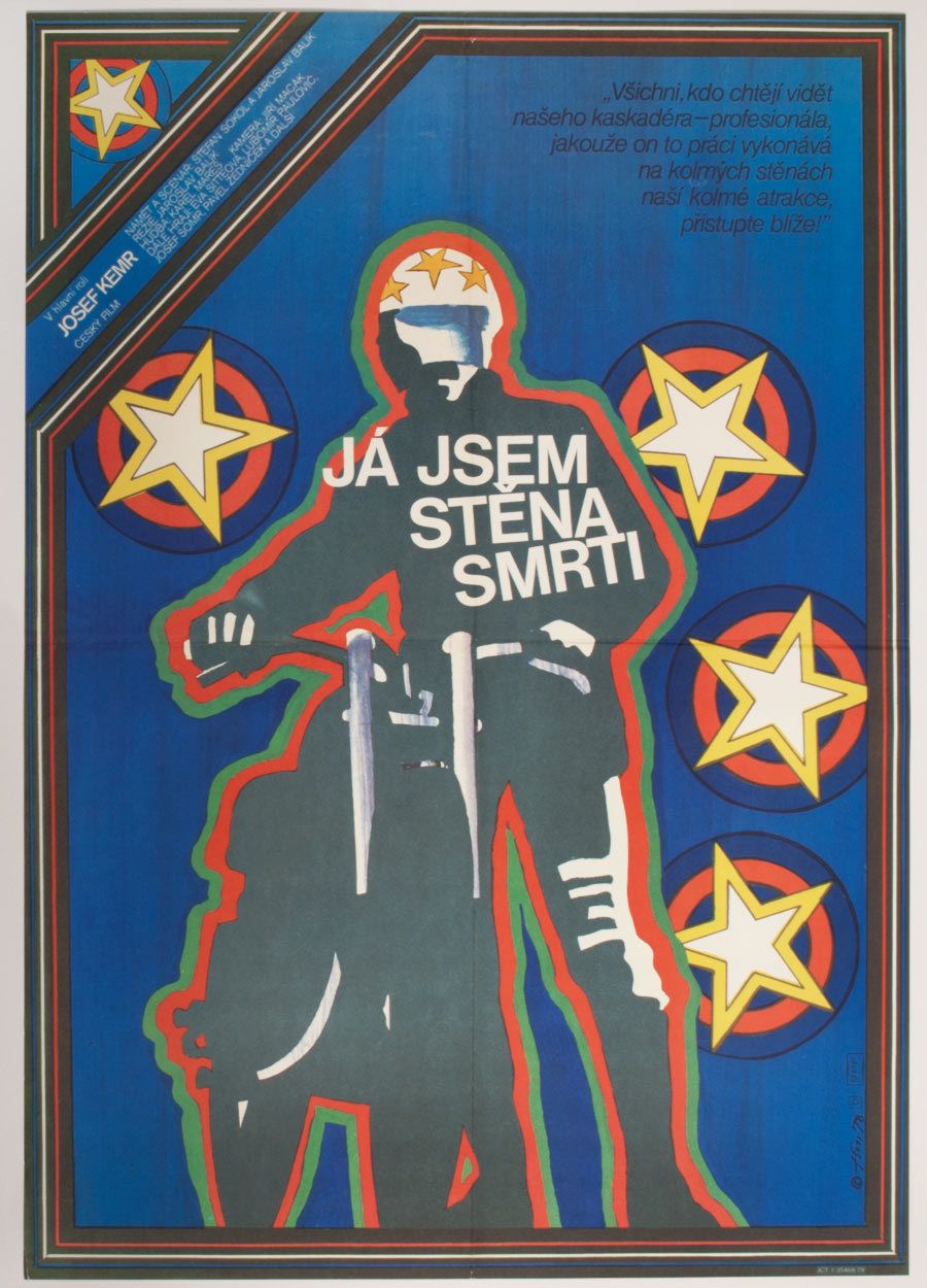 Movie Poster, The Wall Of Death, Jaroslav Fišer, 1978