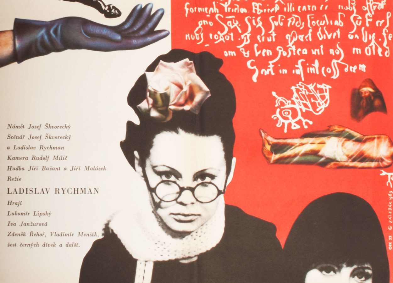 Movie Poster, Six Black Girls, František Zálešák, 1969 photo furniture
