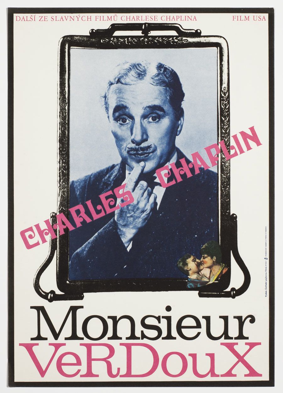 Movie Poster, Monsieur Verdoux, Milan Grygar, 1974