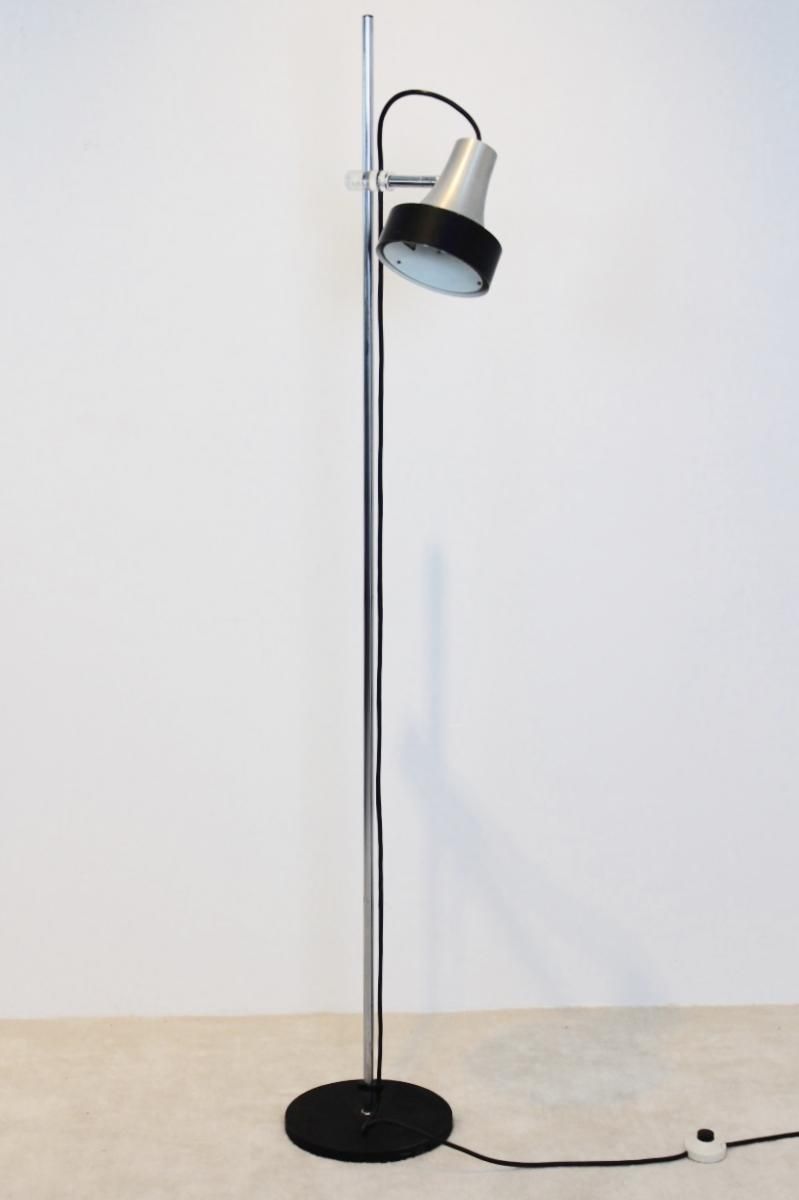 Aluminum And Chrome D 3202 Floor Lamp From Raak, 1960s