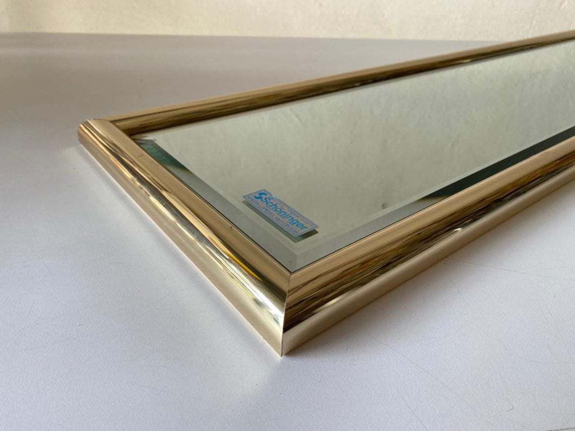Gold Metal Frame Rectangle Tall Dressing Mirror By Schöninger photo buy