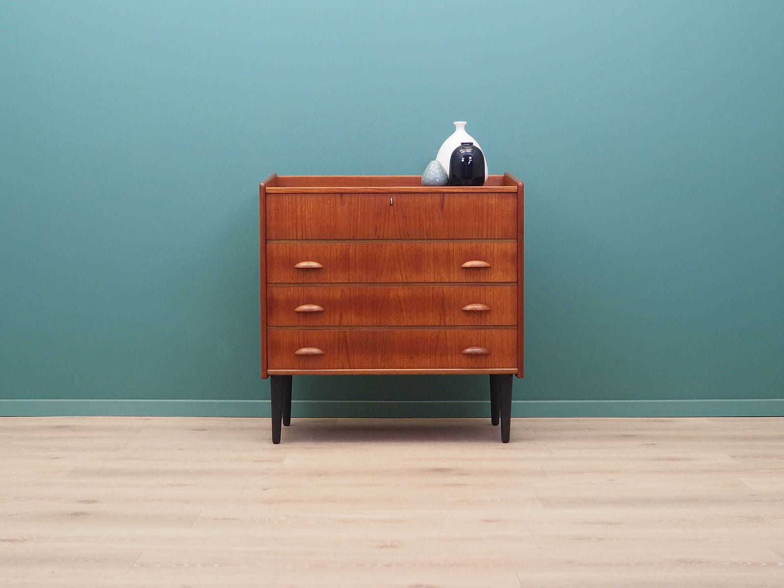 Teakhouten Kaptafel, Scandinavisch Design, Jaren 1960, Geproduceerd Door Sw Finland photo furniture