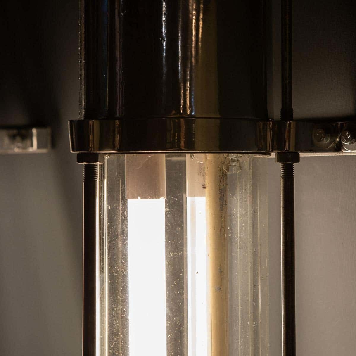 20th Century Polished Aluminium & Steel Industrial Strip Lights photo vinterior