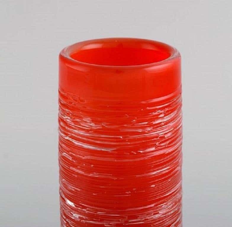 Bengt Edenfalk For Skruf, Four Vases In Mouth Blown Crystal Glass photo 361.0