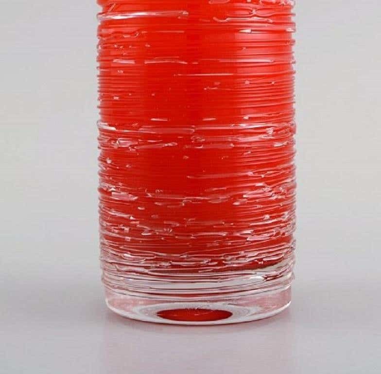 Bengt Edenfalk For Skruf, Four Vases In Mouth Blown Crystal Glass photo vinterior