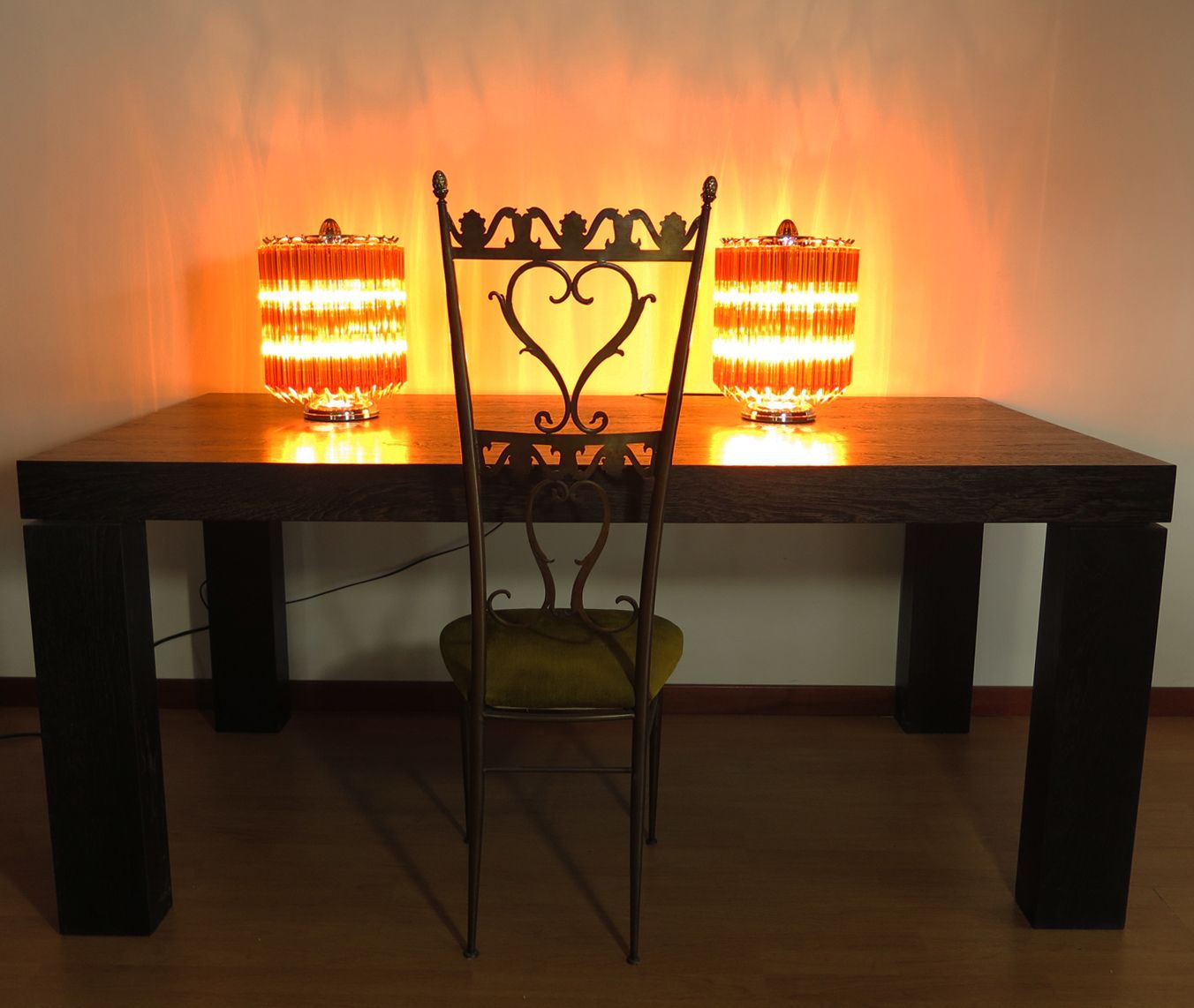 Amber Quadriedri Table Lamp Venini Style photo furniture