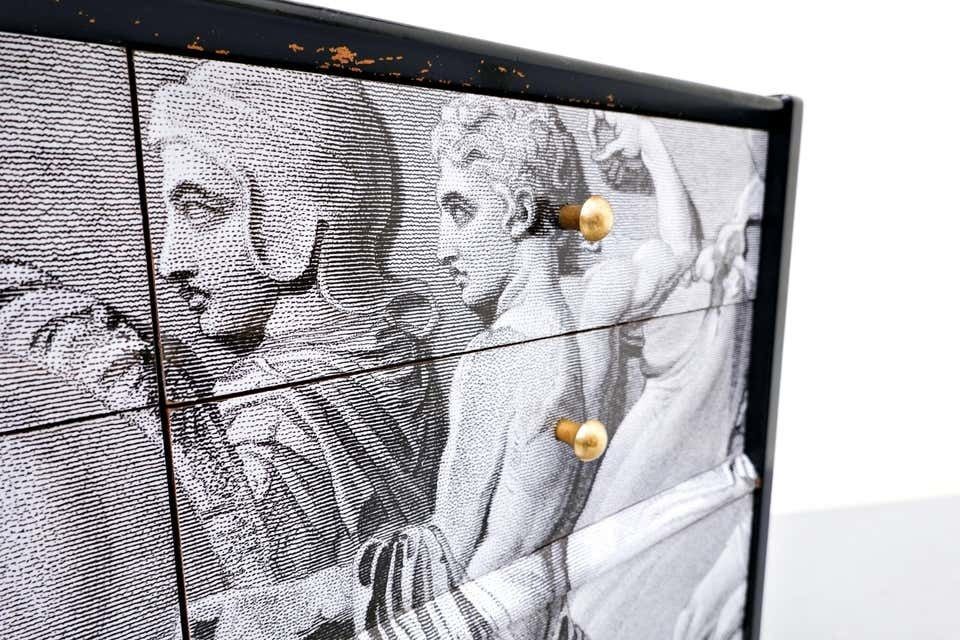 Mid Century Modern Italian Neo Classical Scene Chest Of Drawers photo furniture
