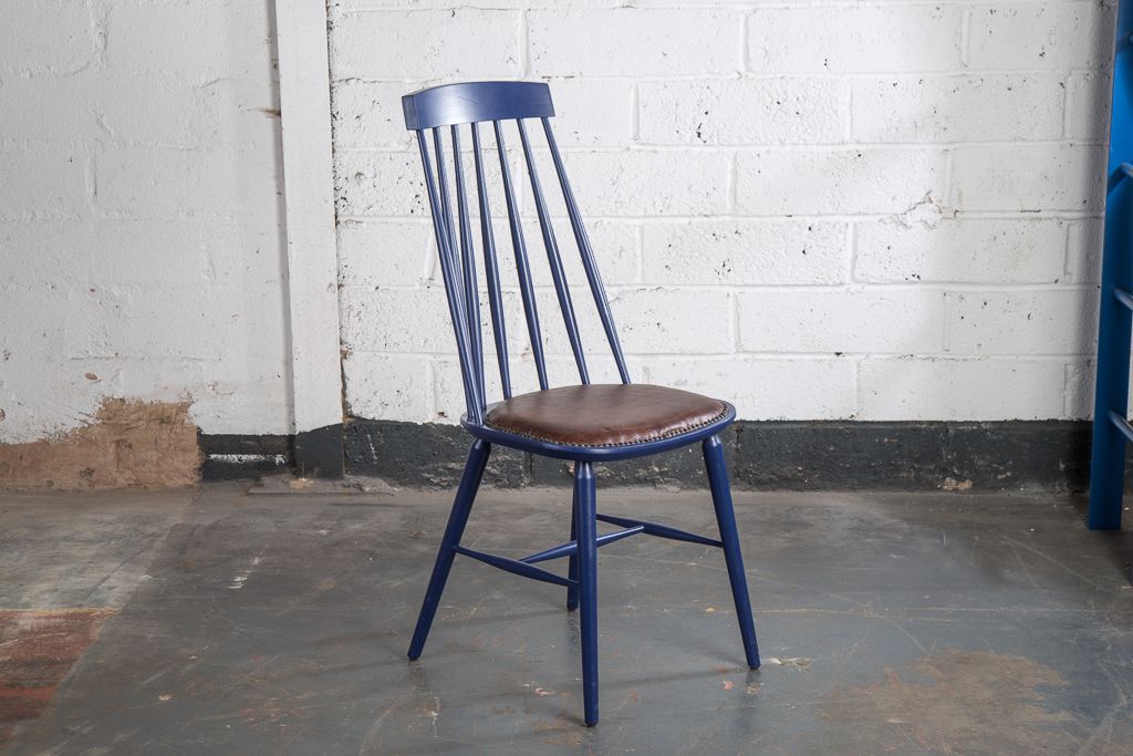 Painted Windsor Style Dining Chair