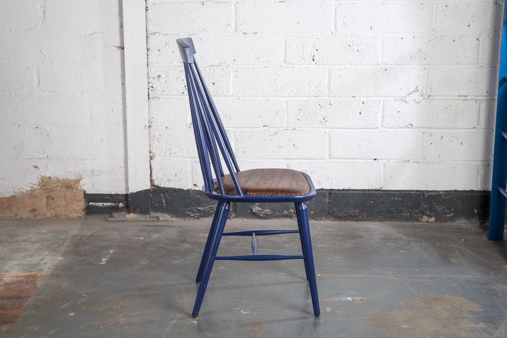 Painted Windsor Style Dining Chair photo furniture