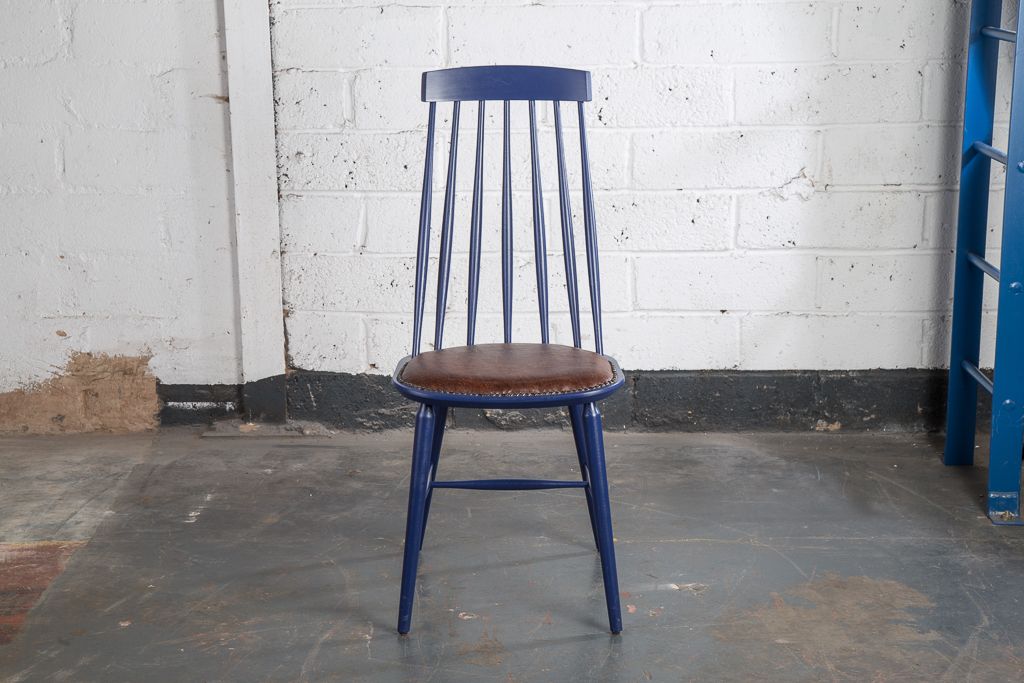 Painted Windsor Style Dining Chair photo for sale