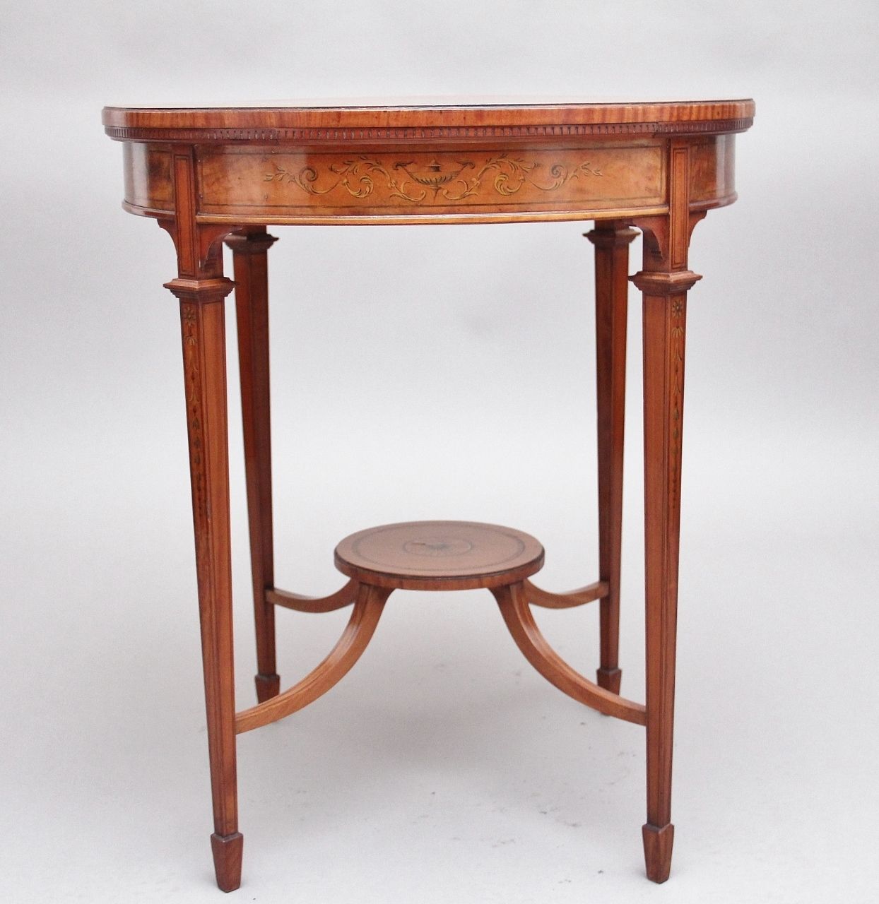 19th Century Satinwood Occasional Table photo 1850.0