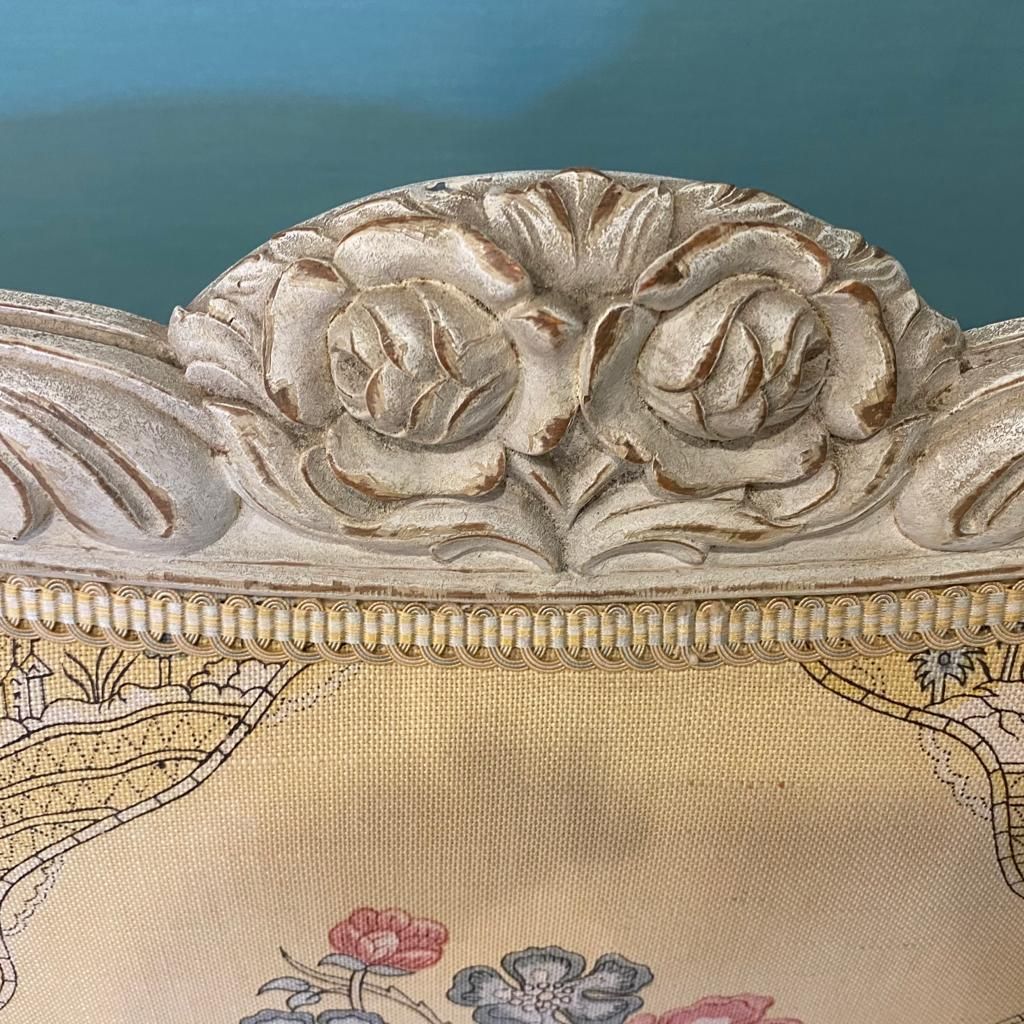 Kingsize 5'6"  French Antique Upholstered Bed   Extra Long photo buy