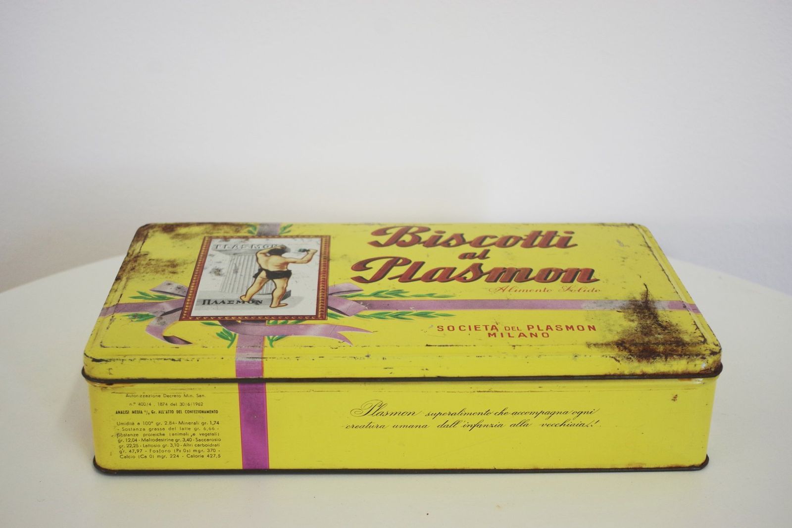 photo vintage Cookie Boxes, Anni '60, Set Of 3, Stagno