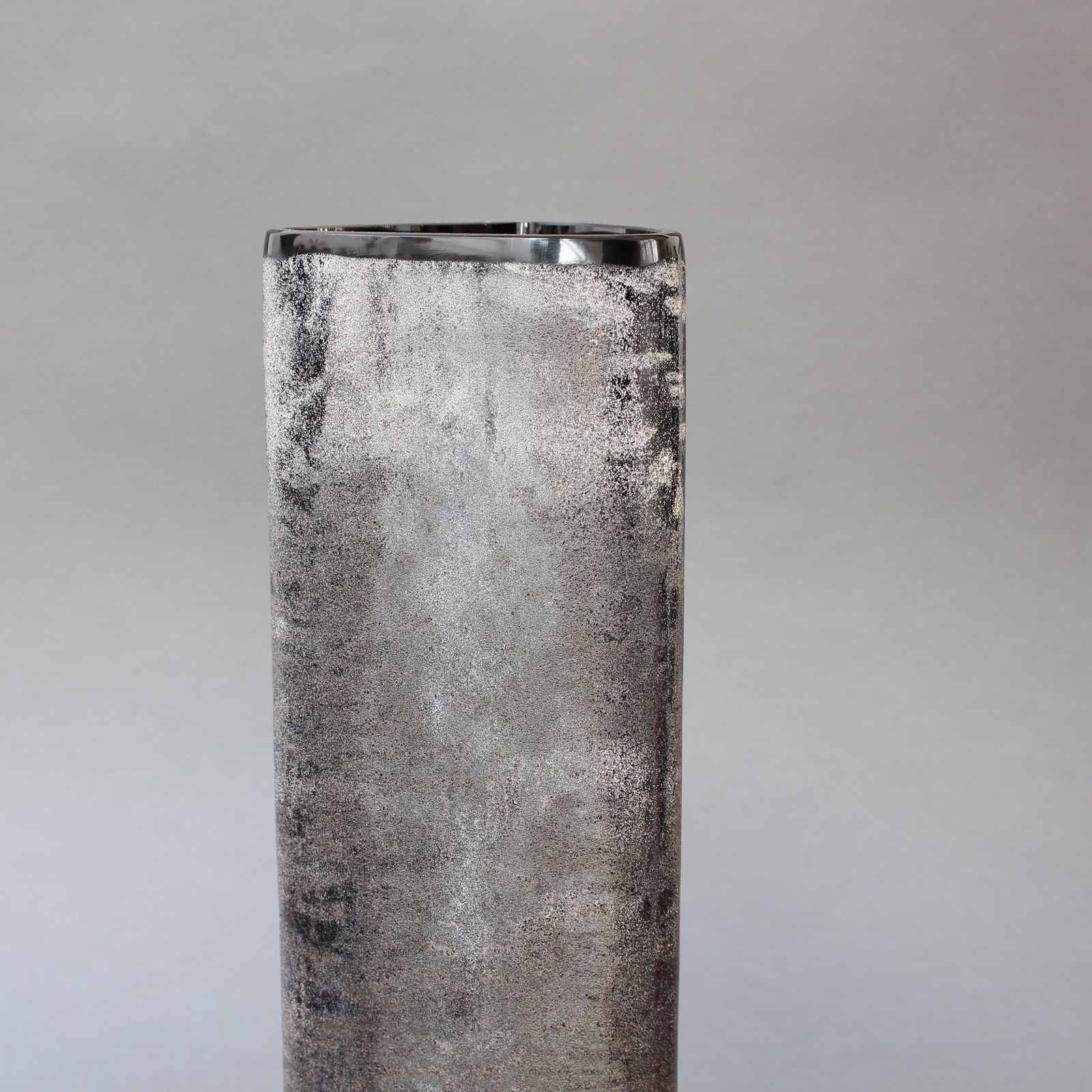 photo buy Italian Vintage Murano Glass 'Scavo' Vase By Alfredo Barbini II (Circa 1970s)