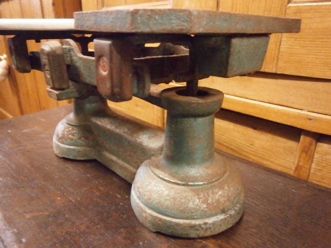 Early 20th Century Grocers Dairy Scales Vintage 1929 photo buy