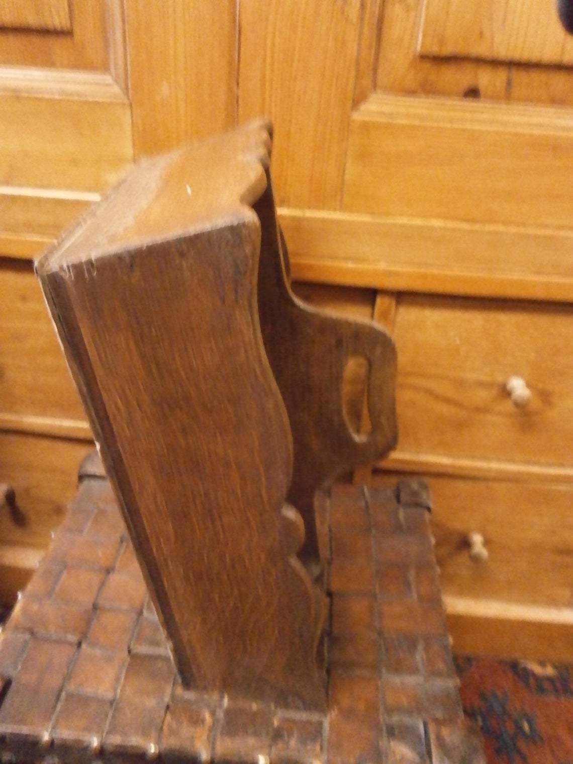 Victorian Oak Knife Box, 1800s photo vinterior