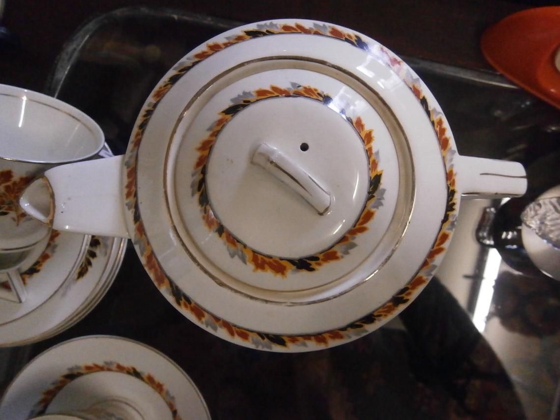 photo furniture Art Deco Pallisy Tea Set C1930s   Vintage.