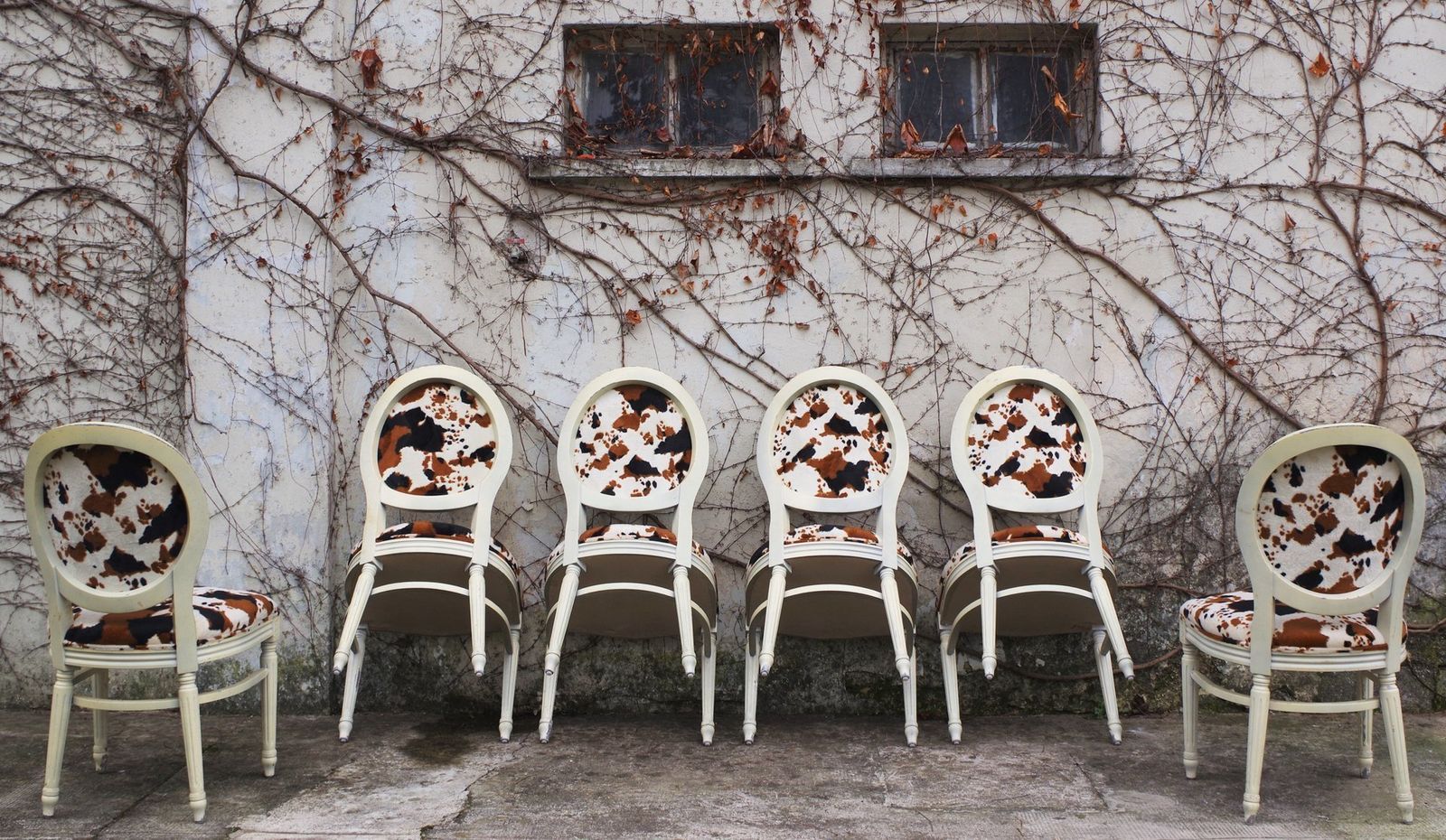 Baroque Style Wooden Dining Chairs, 1980s, Set Of 6 photo Furniture