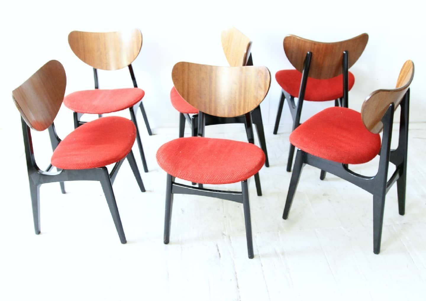 Mid Century Drop Leaf Table With Butterfly Dining Chairs By E. Gomme For G Plan, Set Of 7 photo Furniture