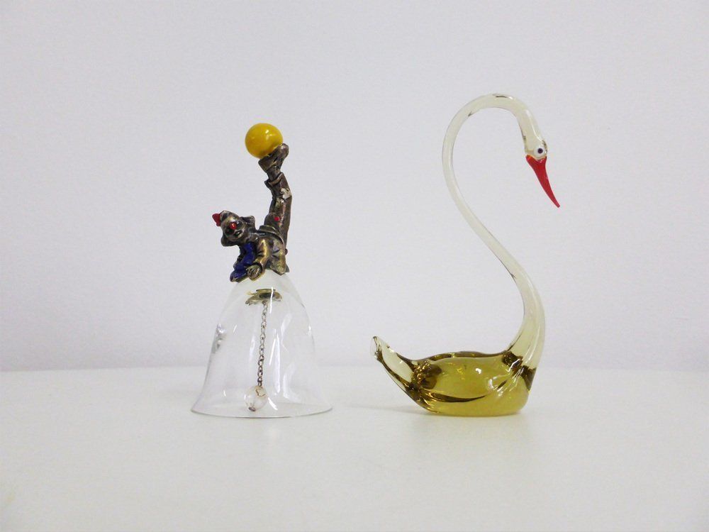 Murano Glass Objects, 1950s, Set Of 2