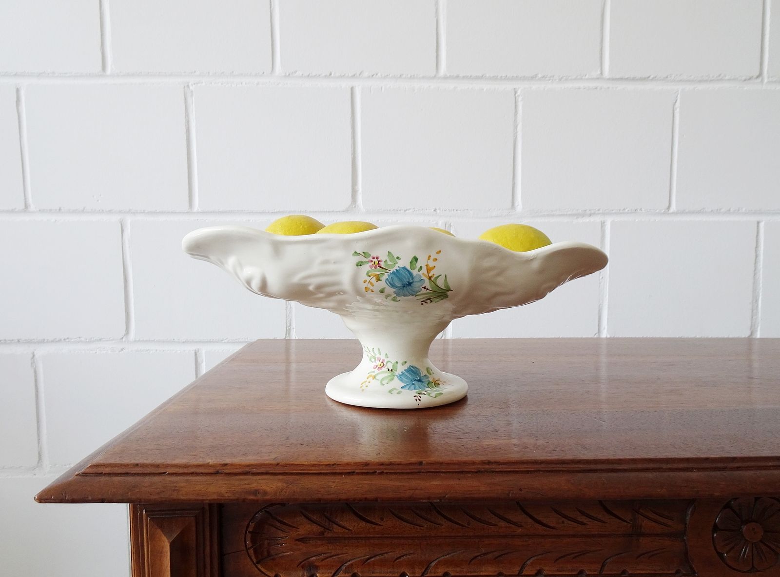 Home Decor Spanish J. Playà Ceramic Bowl Centerpiece Hand Painted photo