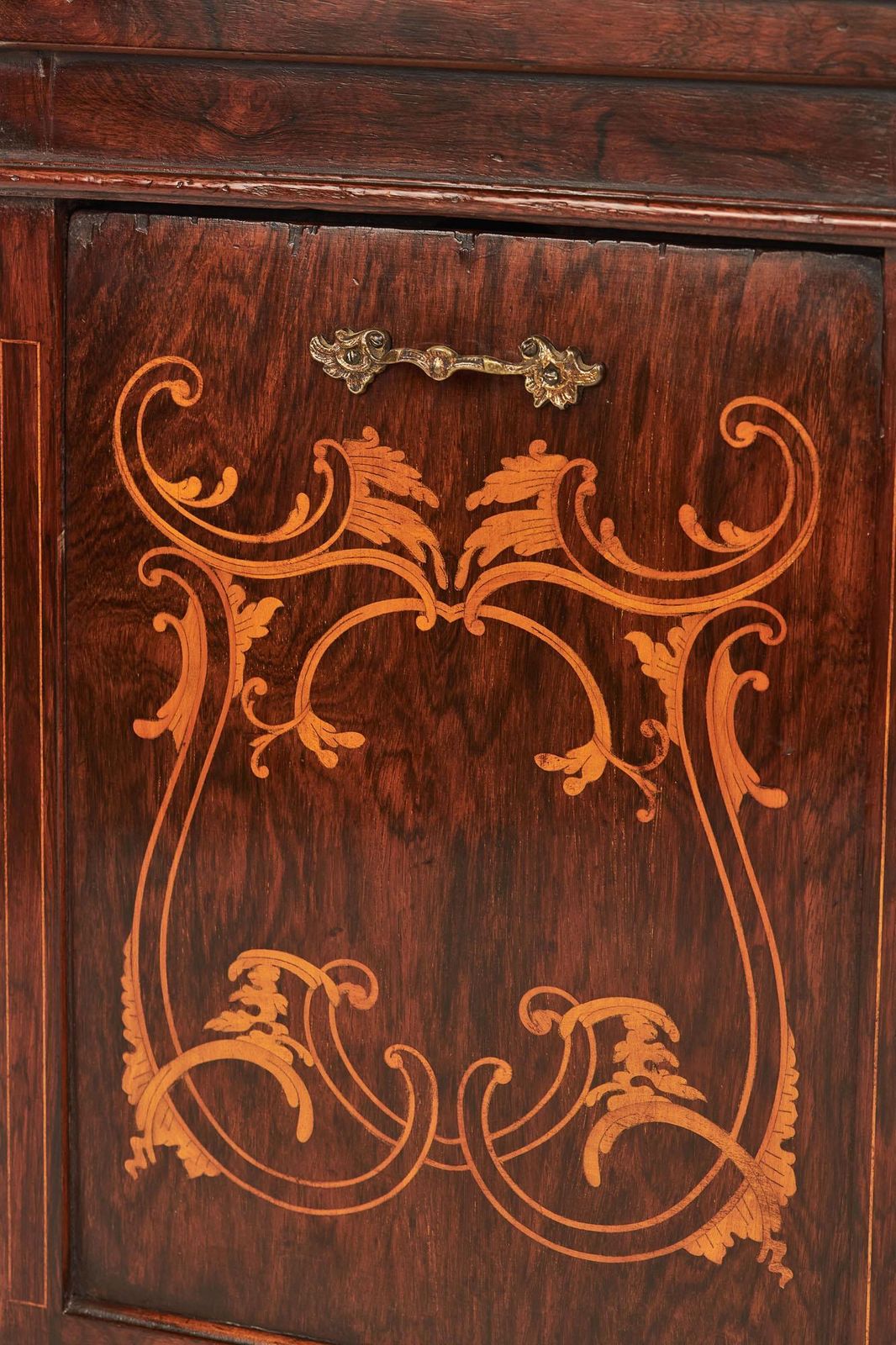 Antique Edwardian Rosewood Inlaid Coal Purdonium photo vinterior