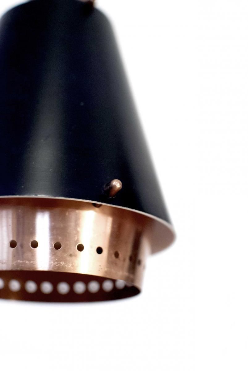 Vintage Scandinavian Copper Pendant photo Lighting