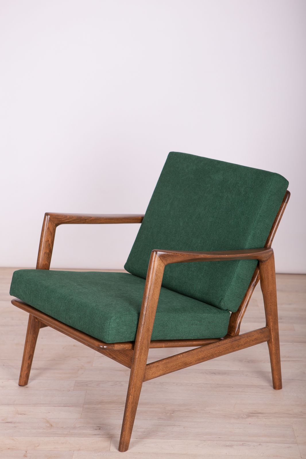 photo for sale 300 139 Armchairs From Swarzędzka Factory, 1960s, Set Of 2