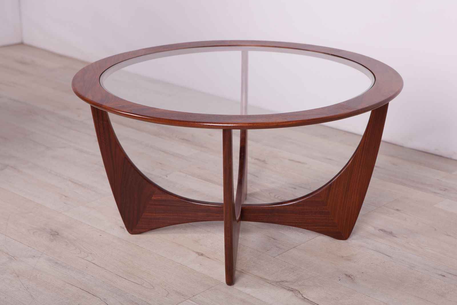 Round Teak Astro Coffee Table By Victor Wilkins For G Plan, 1950s photo vinterior