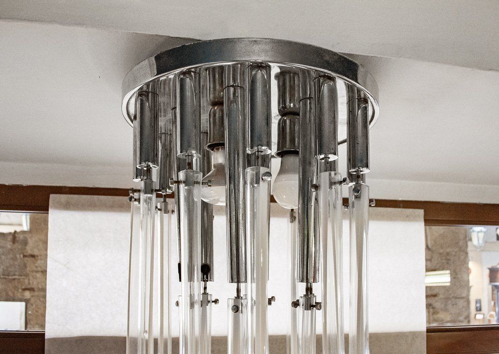 Cali Series Chandelier Van Ettore Fantasia En Gino Poli Voor Sothis Italia, Jaren 1970 photo Verlichting