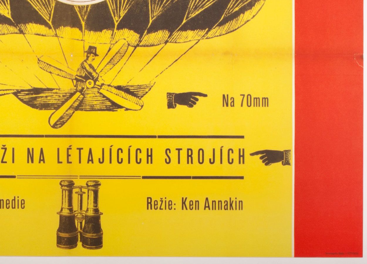 Movie Poster, Those Magnificent Men In Their Flying Machines 2, Karel Vaca, 1966 photo for sale