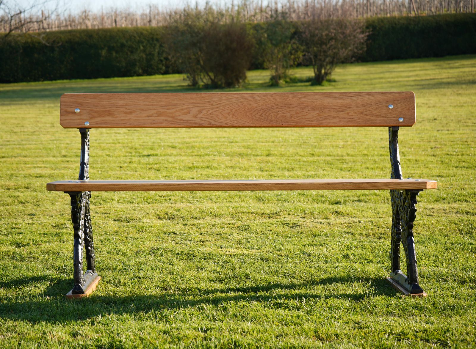 Early Gothic Revival Cast Iron Garden Bench Designed By A.W.N. Pugin photo vinterior